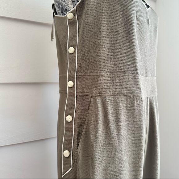 Rag & Bone Tia Tank Jumpsuit in Light Olive size 10 - Picture 9 of 13